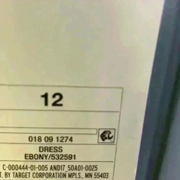 A N D New Day NWT Target brand Black Dress 12 - Picture 3 of 4